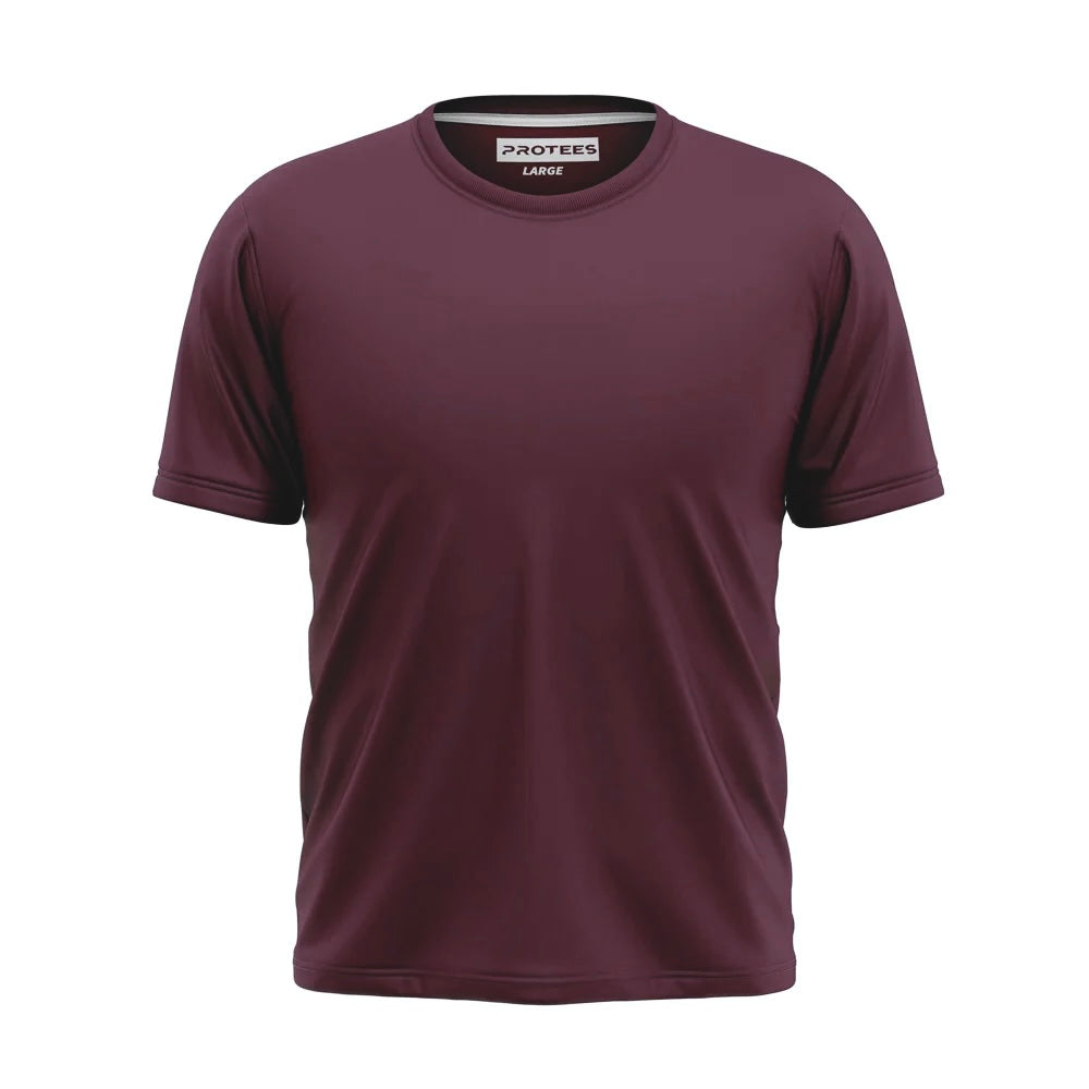BURGUNDY BASIC TEE