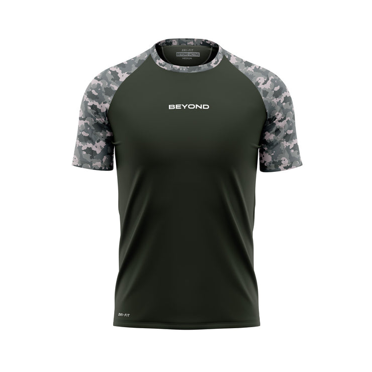 DRY-FIT RAGLAN - BEYOND DESERT OLIVE CAMO