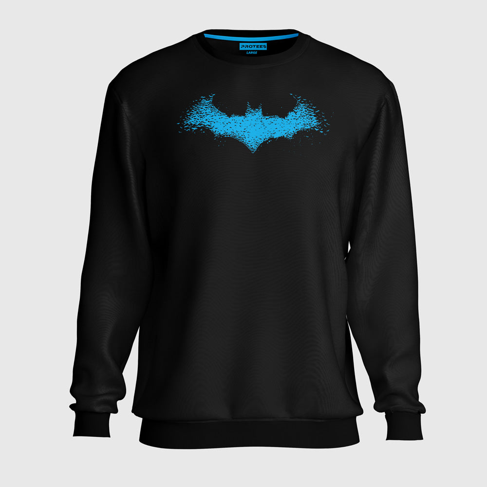 DTF - LIMITED -SILHOUETTE BATMAN LOGO SWEATSHIRT
