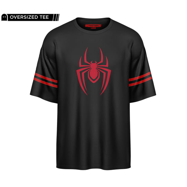 OVERSIZED - RED SPIDERMAN LOGO TEE