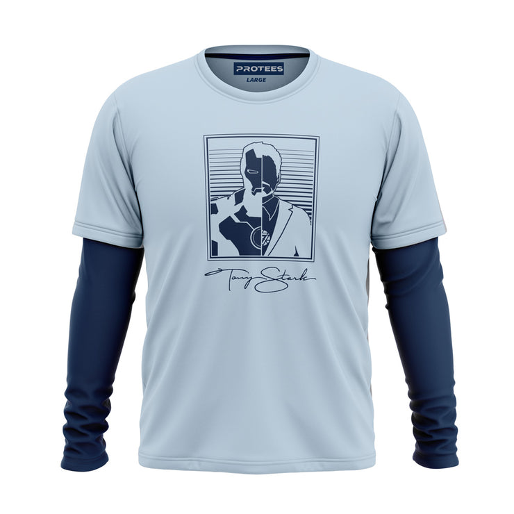 TONY STARK DOUBLE SLEEVES SHIRT